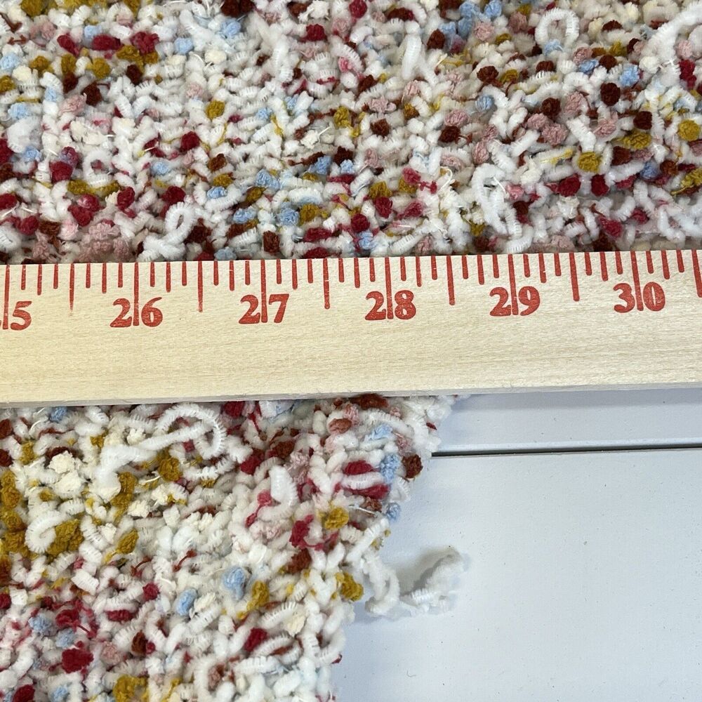 No Comment Womens Chenille Long Sleeve Multicolor Chunky Knit Sweater, Size 3XL - Picture 6 of 9